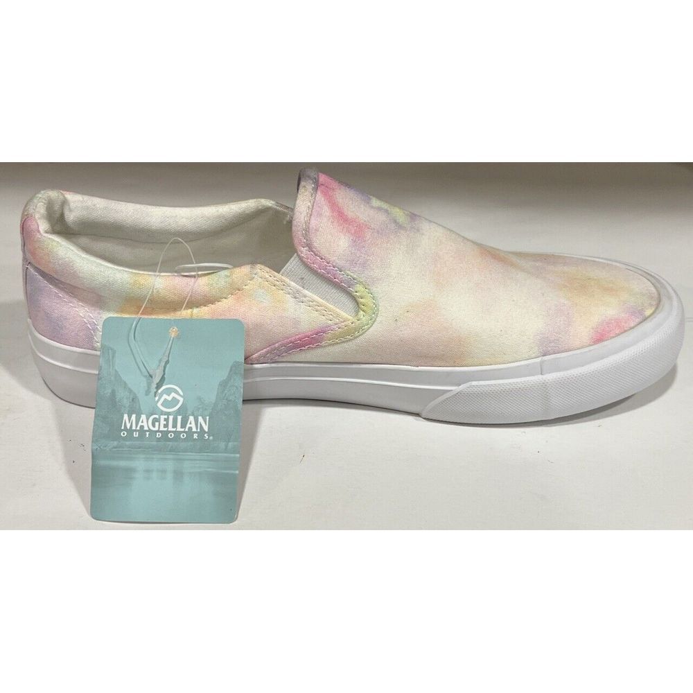New Magellan Outdoors Women's‎ Washed Twill Tie Dye Slip-on Shoes Size 9